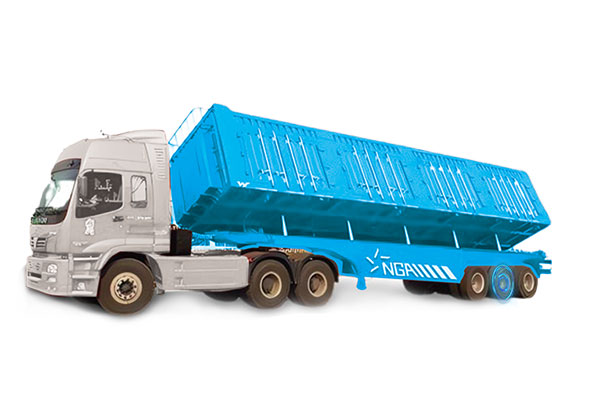 智能電動(dòng)自卸半掛車